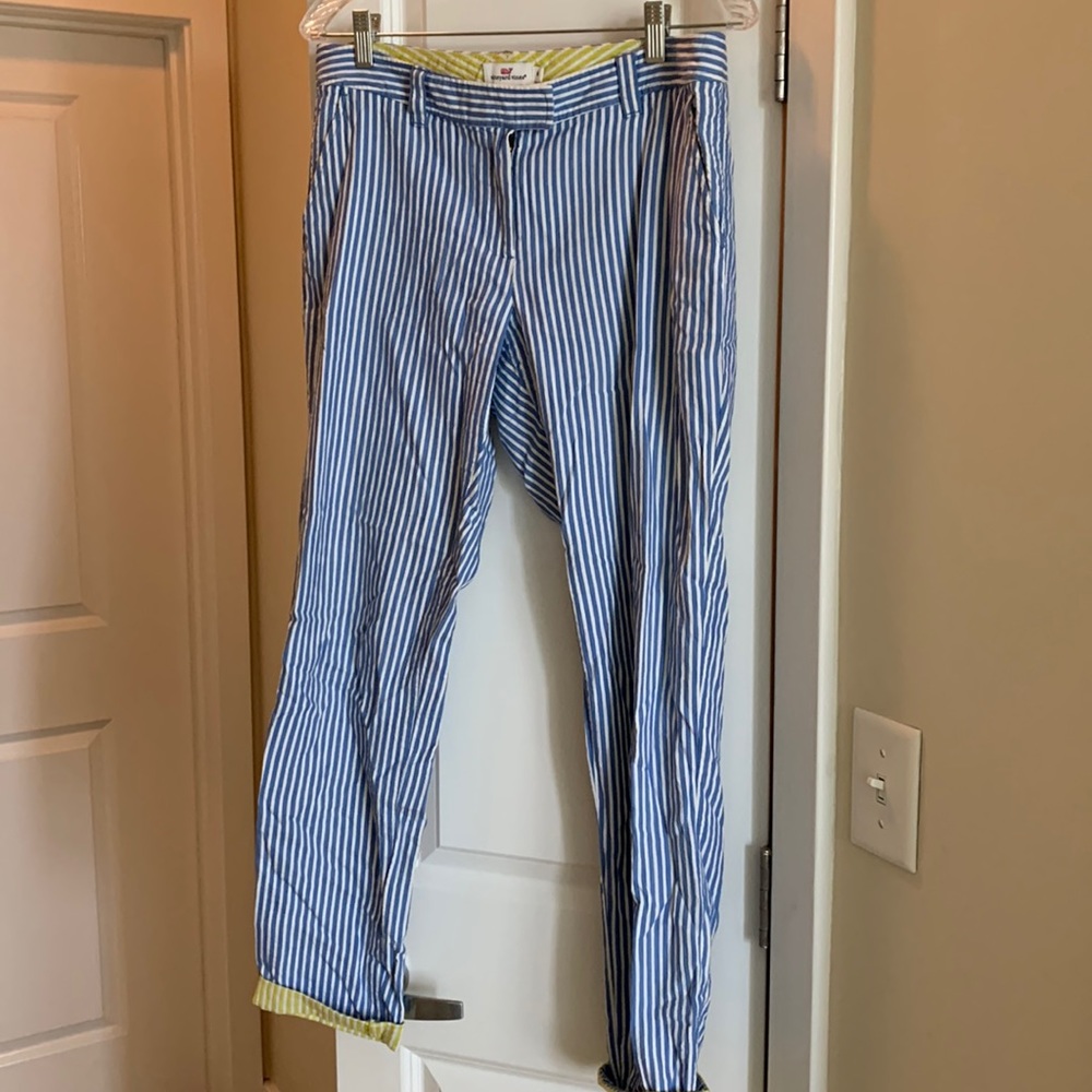 Vineyard Vines EUC seersucker ankle pant